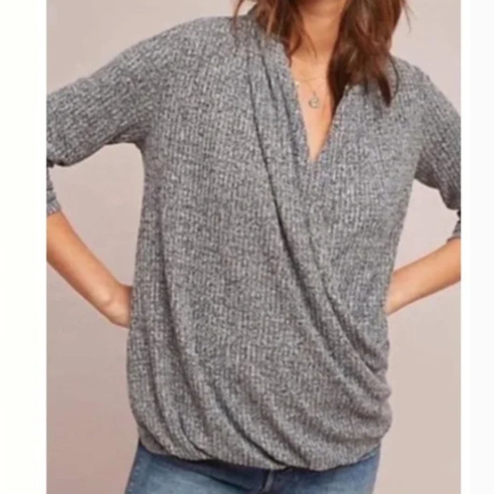 Anthropologie Akemi + Kim Woodruff Wrap Sweater